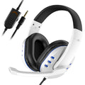 Fone de Ouvido Gamer com Fio 3.5mm com Microfone para PS4, PC e Celular – Headset para Jogos e Músicas