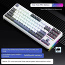 F87 Pro RGB | Teclado Mecânico AULA Gamer 87 Teclas, Bluetooth/USB/2.4G, Super Silencioso + HotSwap