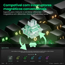 Teclado Gamer Mecânico Wireless 60% Akko MonsGeek FUN60 PRO&MAX HE com Switch Magnético e Rapid Trigger 8K