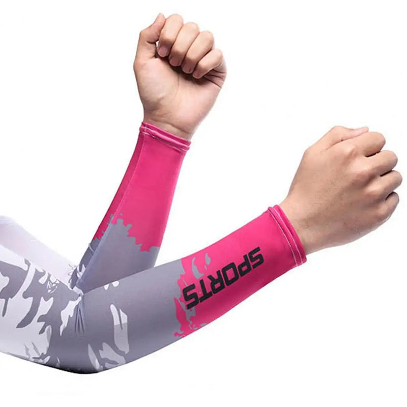 Manguito de Proteção Solar UV Unissex – Respirável, Antiderrapante e Confortável para Ciclismo, Corrida e Atividades ao Ar Livre | 1 Par
