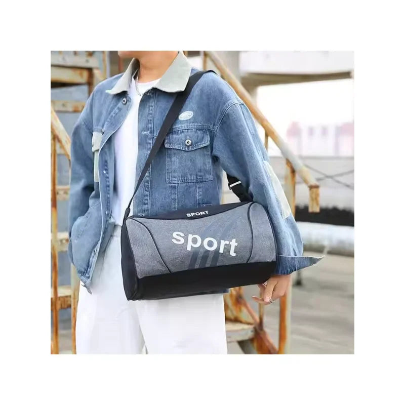 Bolsa de Academia Unissex – Mochila e Bolsa Transversal Esportiva para Viagem, Yoga, Treino, Esportes e Uso Diário