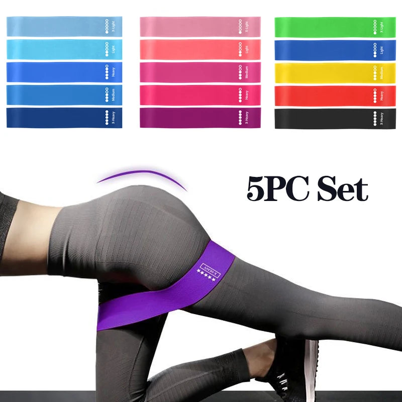 Bandas Elásticas de Resistência | Faixa Elástica TPE para Treino de Força, Yoga e Academia