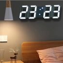 Relógio de Parede Digital LED 3D – Design Moderno, Luz Noturna e Decoração para Casa ou Mesa