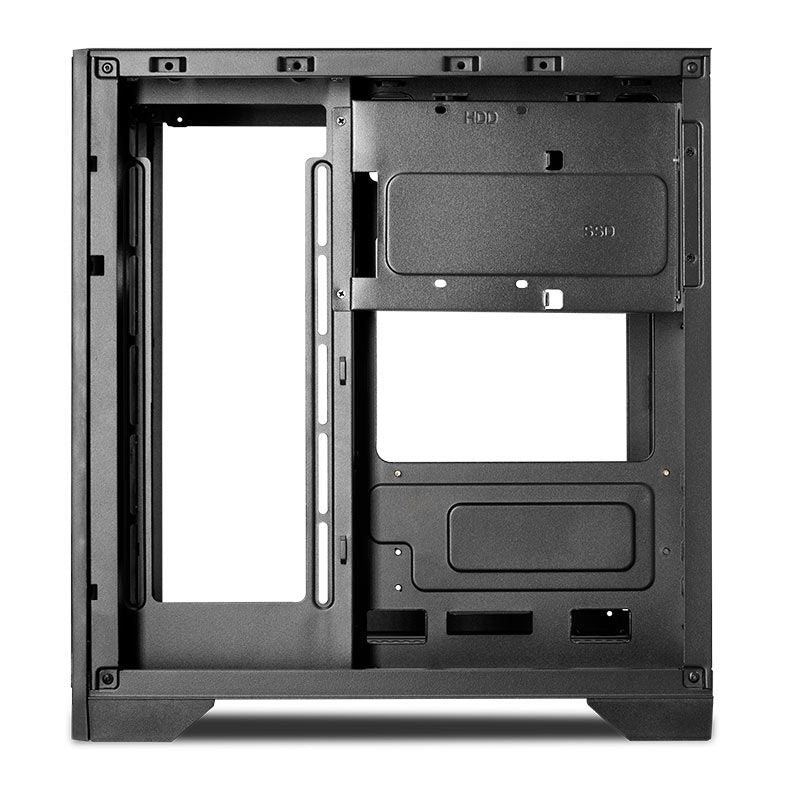 Gabinete Gamer Mancer CV100, Mid-Tower, Lateral De Vidro, Preto, MCR-CV100-BK