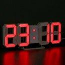 Relógio de Parede Digital LED 3D – Design Moderno, Luz Noturna e Decoração para Casa ou Mesa